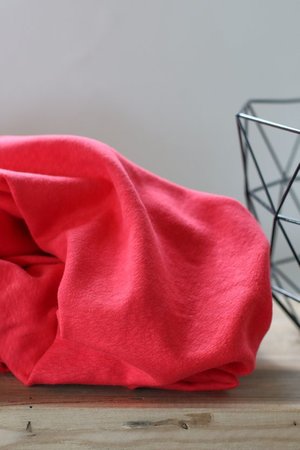 Cotton Flamé Interlock lipstick- sweater