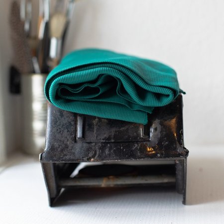 organic rib 2x1 emerald - boordstof