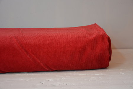 dark red - corduroy fine