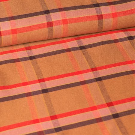 oranje ruit - viscose