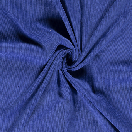 fel blauw - corduroy smal PE