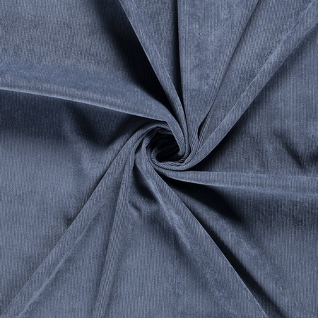 fel blauw - corduroy smal PE