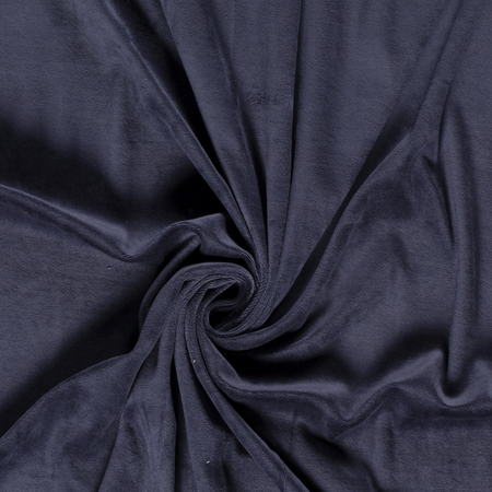 nicky velours donker blauw