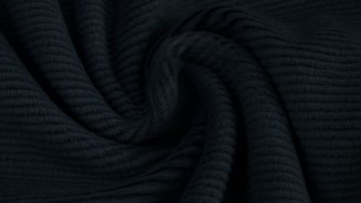 jersey washed cotton cord small rib navy - nicky velours, corduroy