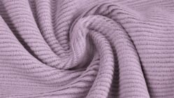 jersey washed cotton cord small rib purple - nicky velours, corduroy