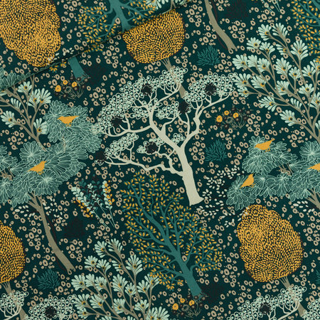 oriental garden - viscose