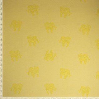jacquard tijger geel - french terry