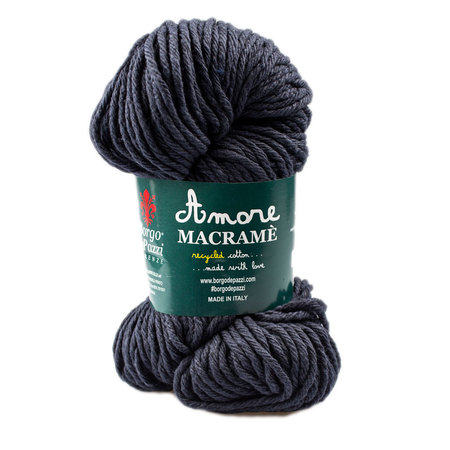 Borgo de pazzi Amore Cotton Macramé donker blauw