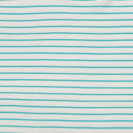 stripes aqua - slub jersey
