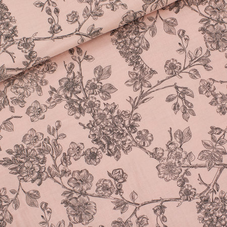Cherry blossom pale pink - double gauze