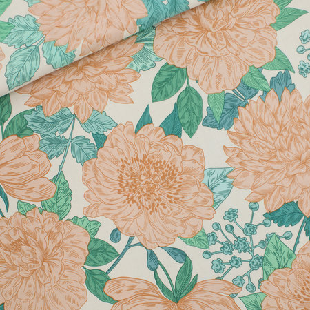 Peonies - viscose