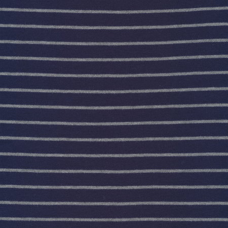 stripe dark blue - organic jersey