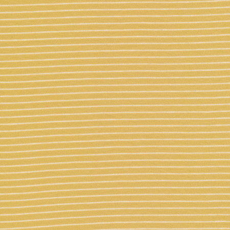 stripe mustard - organic jersey