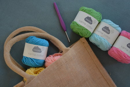 Haakpakket medium draagtas