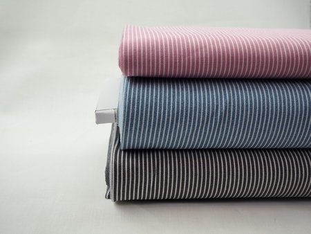 Roos striped demin (cou)pon met kleine fout