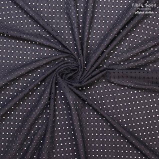 broderie zwart voor Marion jurk - katoen