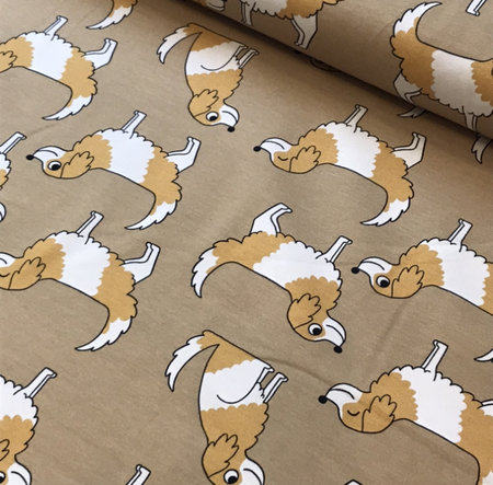 doggy beige - jersey