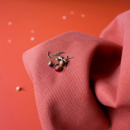 gabardine chestnut - katoen