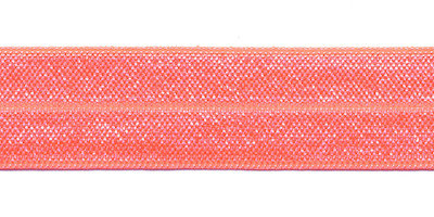 Elastish biais 2 cm (rol van 18m) licht roos
