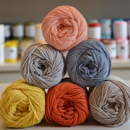 Haakpakket medium draagtas (in aardekleuren)