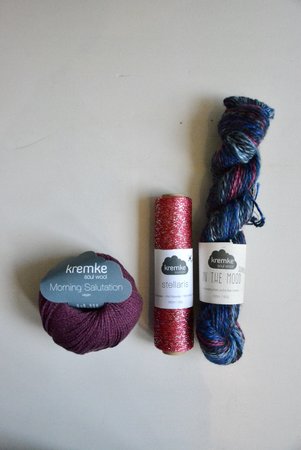 Haakpakket medium tas in kremke (roos)