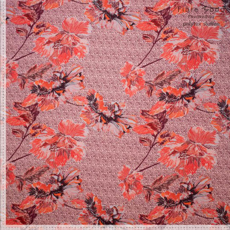bloemen crepe- viscose
