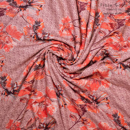 bloemen crepe- viscose