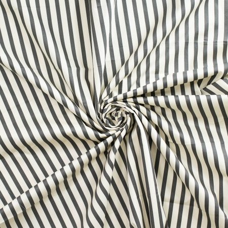 coupon groen,blauw/wit strepen voor de molly jas - katoen