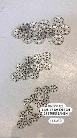59 stoffen knopen (12 mm)