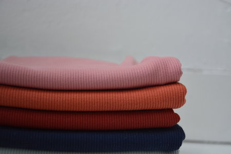 old pink (1313) - rib jersey