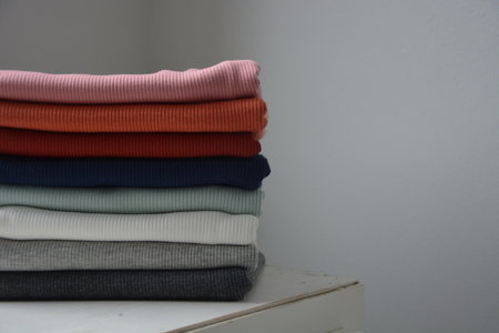 old pink (1313) - rib jersey