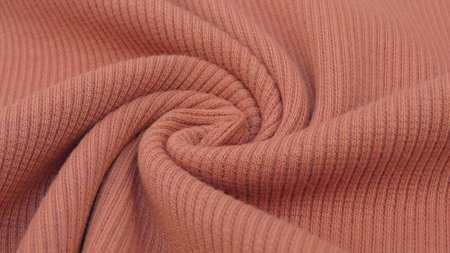 old pink (1313) - rib jersey