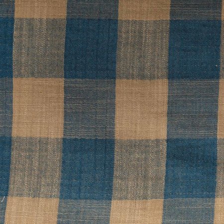 vichy 2 sand + blue - double gauze