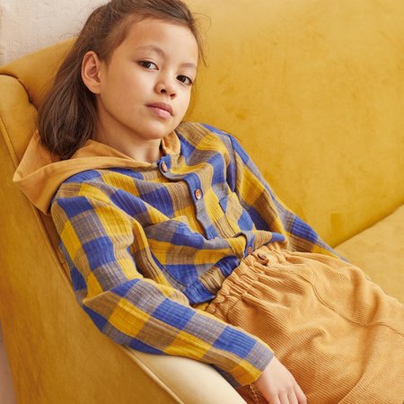 vichy 5 mimosa + lapis blue - double gauze
