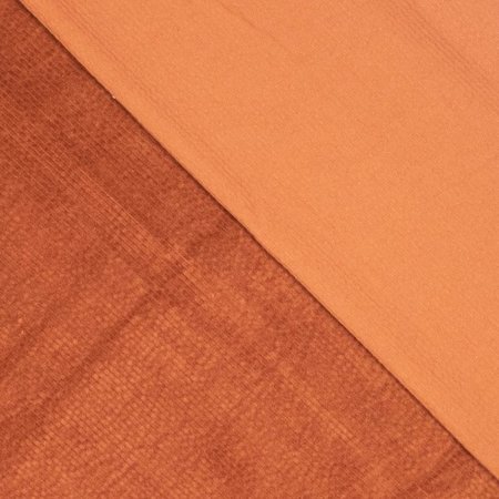 ribfluweel washed kastanje bruin - corduroy