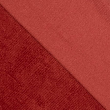 ribfluweel washed brique - corduroy