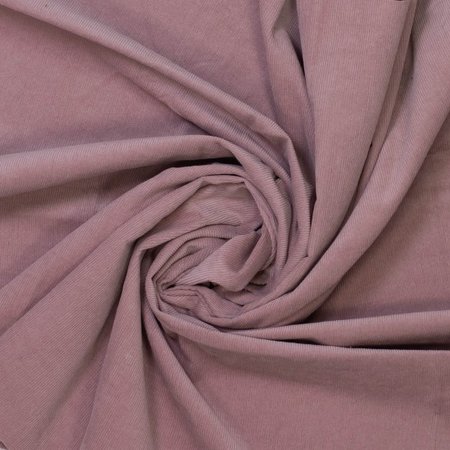 babyrib smal pale mauve -corduroy