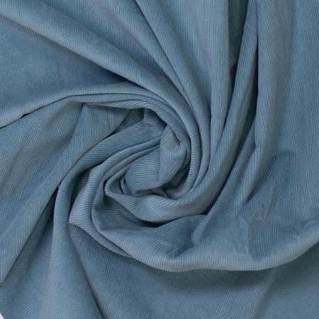 babyrib smal stone blue -corduroy