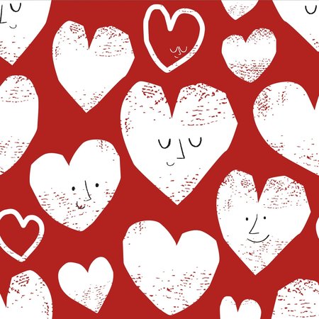 hearts - French Terry