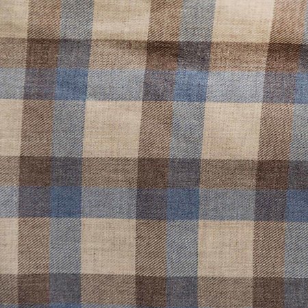 viyella ruit blauw - katoen