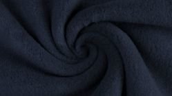 sheepskin cotton double fleece navy - fleece