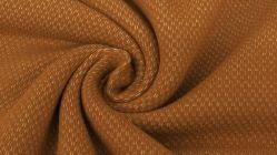 Jacquard heavy sweat brushed camel - sweater