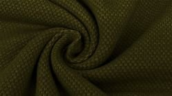 Jacquard heavy sweat brushed leger groen - sweater