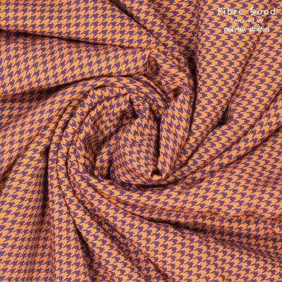 Odille bruin/blauw - viscose