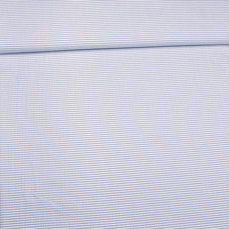 Seersucker streepjes blauw - seersucker