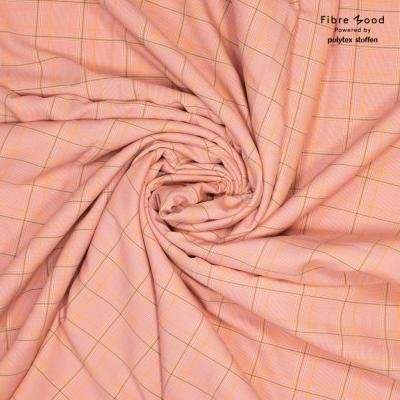 zarah oranje bruin geruit - viscose