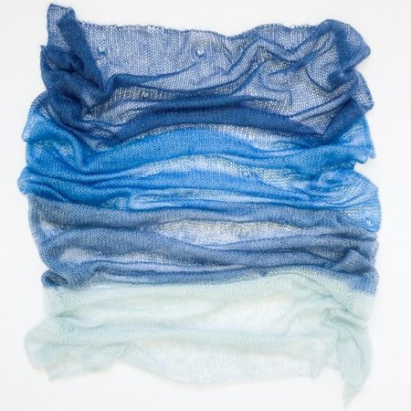 cobweb kidsilk sjaal in cowgirlblues blauw