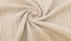 brede rib beige - jersey