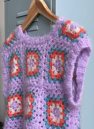 Breipakketje granny debardeur
