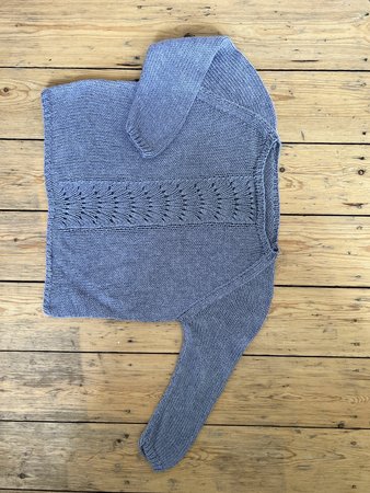 oversized trui paars 6 jaar